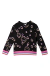 ART & EDEN FELICE SMILEY SWEATSHIRT,GGF9SW1606SM