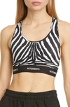 VETEMENTS ZEBRA PRINT SPORTS BRA,SS20TR351 2613