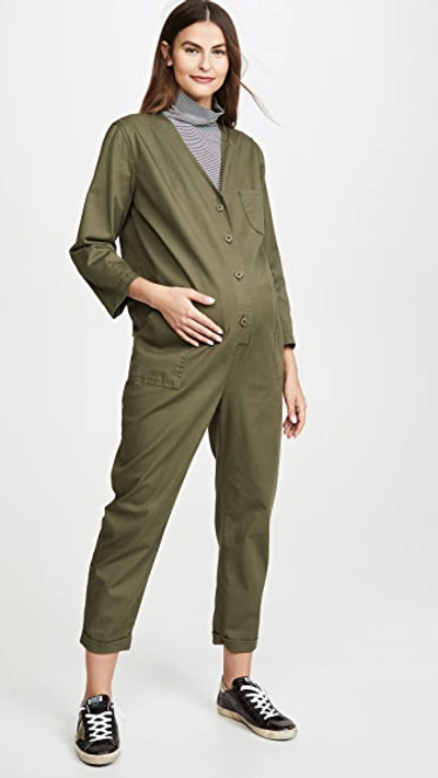 Hatch The Holly Jumpsuit In Army