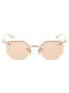 JACQUES MARIE MAGE JACQUES MARIE MAGE RIMLESS OCTAGON SHAPED SUNGLASSES