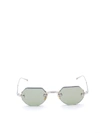JACQUES MARIE MAGE JACQUES MARIE MAGE RIMLESS OCTAGON SHAPED SUNGLASSES