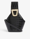 DANSE LENTE JOHNNY XS CROCODILE-EMBOSSED LEATHER BUCKET BAG,R00066070