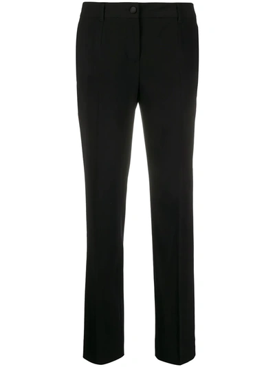 Dolce & Gabbana Slim-fit Trousers In N0000 Black