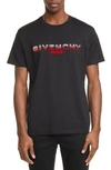 GIVENCHY LOGO EMBROIDERED T-SHIRT,BM70UY3002