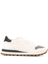 BRUNELLO CUCINELLI BALL-CHAIN DETAIL SNEAKERS