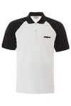 ALEXANDER MCQUEEN ALEXANDER MCQUEEN EMBROIDERED LOGO CONTRAST COLLAR POLO SHIRT