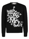 ALEXANDER MCQUEEN ALEXANDER MCQUEEN MONOGRAM KNITTED SWEATER