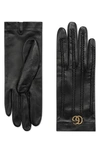 GUCCI HORSEBIT NAPPA LEATHER GLOVES,603635BAP00