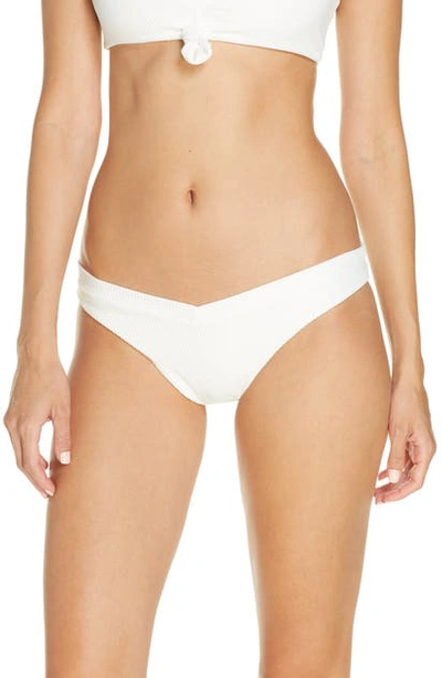 Frankies Bikinis Austin Bikini Bottoms In White
