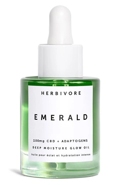 HERBIVORE BOTANICALS EMERALD CBD + ADAPTOGENS DEEP MOISTURE GLOW OIL,HB079