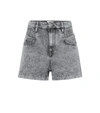 Isabel Marant Étoile Marant Étoile Woman Denim Shorts Grey Size 2 Cotton In Grey