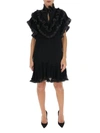 SEE BY CHLOÉ SEE BY CHLOÉ RUFFLE TRIMMED MINI DRESS
