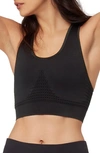 Sweaty Betty Stamina Longline Medium-impact Sports Bra In Black