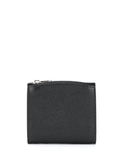 Maison Margiela Four Stitches Leather Wallet In Black