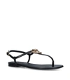 DOLCE & GABBANA LEATHER DEVOTION HEART SANDALS,14951904