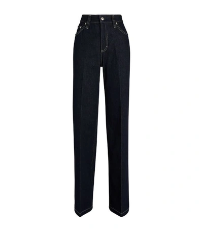 Chloé High-rise Straight Jeans In Blue