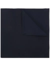 Brunello Cucinelli Plain Handkerchief In Blue