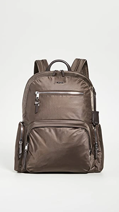 Tumi Voyager Carson Nylon Backpack In Zinc