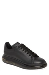 Alexander Mcqueen Oversized Sneaker In Black/ Black/ Black