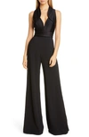 BRANDON MAXWELL SLEEVELESS WIDE LEG JUMPSUIT,JS40PS20