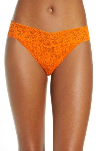 Hanky Panky Original Rise Thong In Satsuma Or