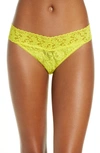 Hanky Panky Original Rise Thong In Zest Yellow