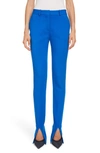 VICTORIA BECKHAM SPLIT CUFF SKINNY PANTS,1120WTR000891B