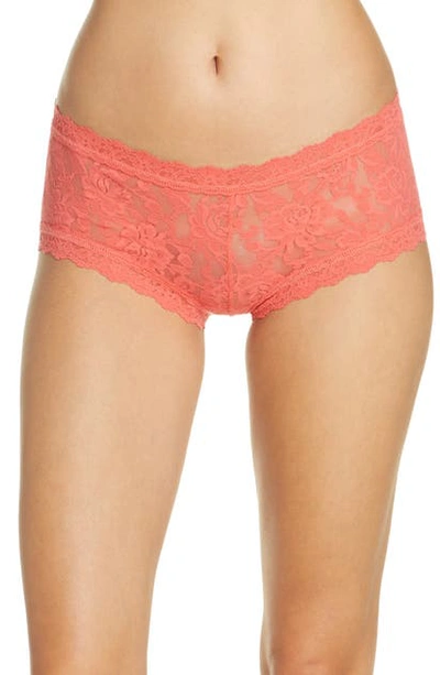 Hanky Panky 'signature Lace' Boyshorts In Ripe Water