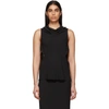 RICK OWENS BLACK SKORPIO TANK TOP