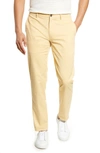 Club Monaco Connor Slim Fit Stretch Cotton Chino Pants In Washed Yellow