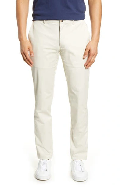 Club Monaco Connor Slim Fit Stretch Cotton Chino Pants In Bone