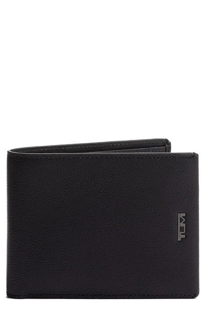 Tumi Nassau Global Wallet With Removable Passcase In Black Texture