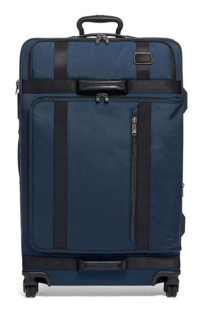 Tumi Merge 31-inch Recycled Extended Trip Expandable Rolling Suitcase In Navy