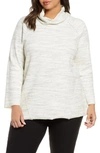 NIC + ZOE TAKE COMFORT IN COWL NECK TOP,R191050W