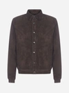 AJMONE SUEDE BOMBER JACKET