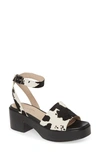 Cow Print Suede