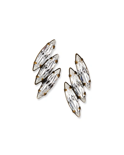 Auden Vivian 3-crystal Stud Earrings