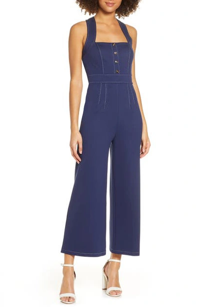 Ali & Jay Eastside Jumpsuit In Navy/ Ivory