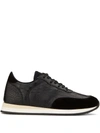 GIUSEPPE ZANOTTI LOW TOP PANELLED SNEAKERS