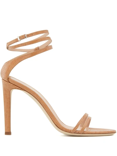 Giuseppe Zanotti Catia Ankle Strap Sandals In Beige