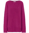 The Row Sibel Wool And Cashmere Sweater In Pink