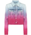 OFF-WHITE TIE-DYE DENIM JACKET,P00447768