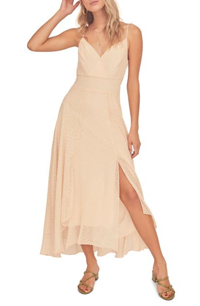 Astr Lyric Sleeveless Maxi Dress In Buttermilk