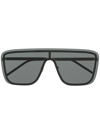 Saint Laurent New Wave Sl1 Mask Sunglasses In Black
