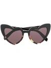 SAINT LAURENT HEART FRAME SUNGLASSES