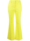 MSGM LOW-RISE FLARED TROUSERS