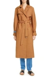 PARTOW MEADOW WOOL BLEND TRENCH COAT,B20101W45