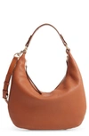 Rebecca Minkoff Michelle Leather Hobo In Equestrian