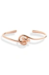 Kendra Scott Presleigh Cuff Bracelet In Rose Gold