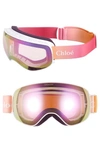 CHLOÉ X DRAGON CASSIDY SNOW GOGGLES WITH BONUS LENSES,DR CHLOE X2S CASSIDY